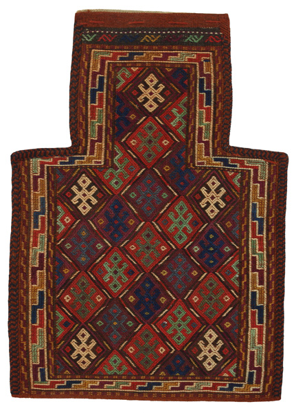 Qashqai - Saddle Bag Persian Rug 52x37