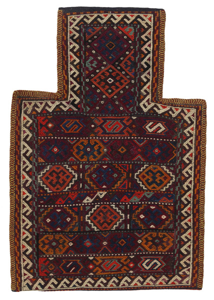 Qashqai - Saddle Bag Persian Rug 54x38