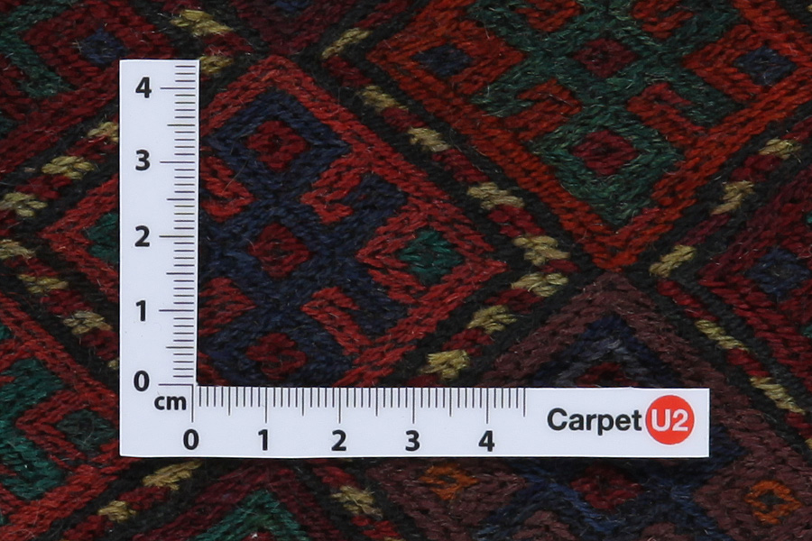Qashqai - Saddle Bag Persian Rug 49x39 - Picture 3
