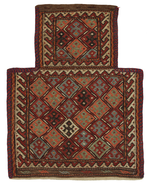Qashqai - Saddle Bag Persian Rug 48x37