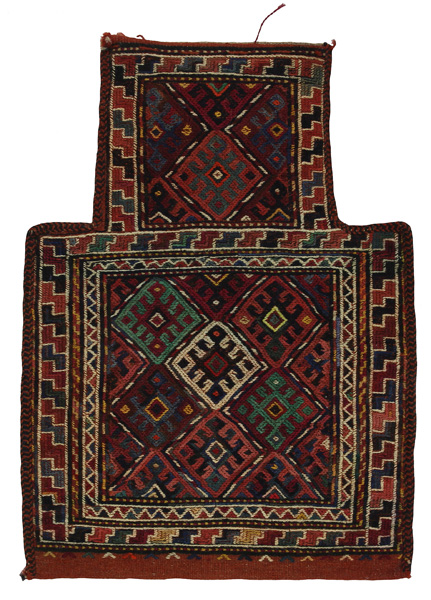 Qashqai - Saddle Bag Persian Rug 52x38