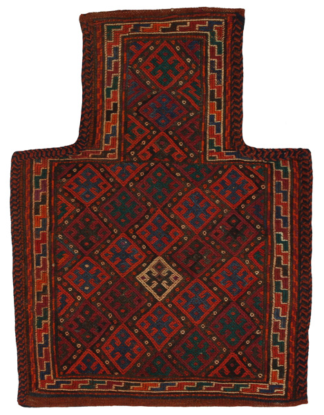 Qashqai - Saddle Bag Persian Rug 47x37
