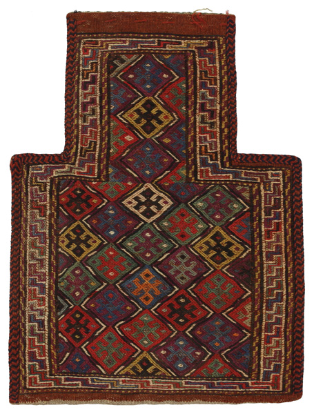 Qashqai - Saddle Bag Persian Rug 50x37
