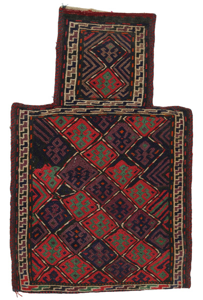 Qashqai - Saddle Bag Persian Rug 59x38