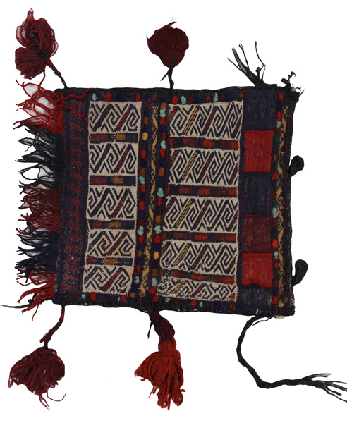 Turkaman - Saddle Bag Afghan Textile 38x35