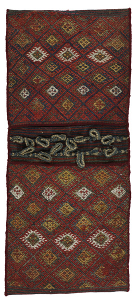 Turkaman - Saddle Bag Afghan Rug 126x55