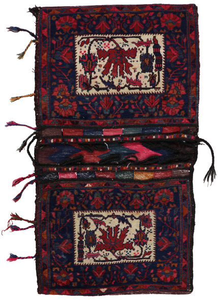 Afshar - Saddle Bag Persian Textile 140x78