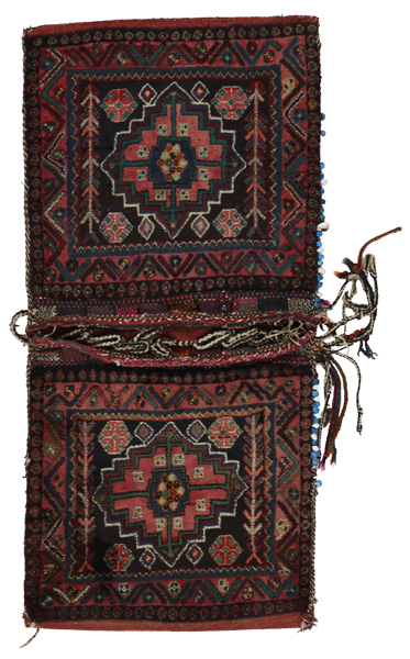 Qashqai - Saddle Bag Persian Rug 144x68