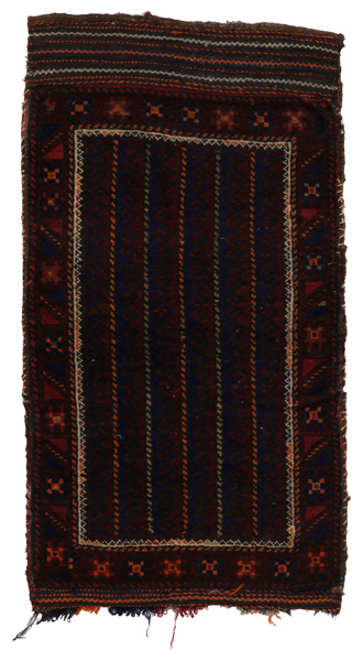 Baluch - Saddle Bag Afghan Rug 104x57