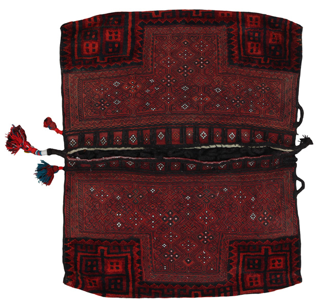 Bijar - Saddle Bag Persian Rug 132x105