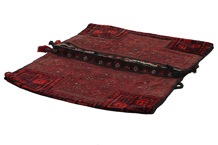 Bijar - Saddle Bag Persian Rug 132x105 - Picture 1