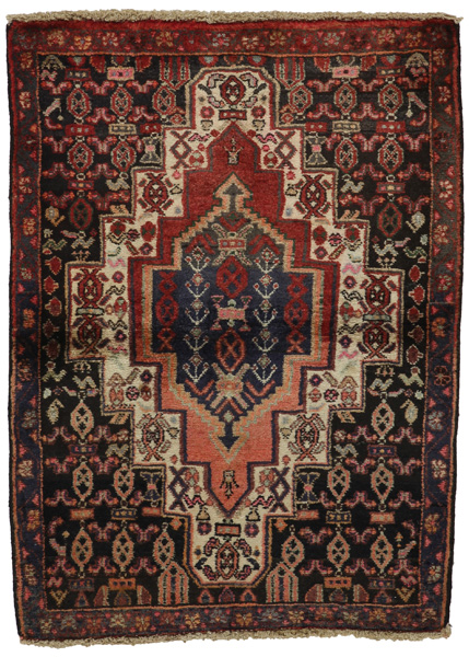 Senneh - Kurdi Persian Rug 96x72
