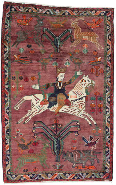 Bakhtiari - Qashqai Persian Rug 247x156