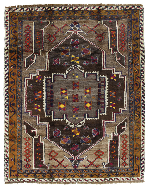 Gabbeh - Qashqai Persian Rug 198x156