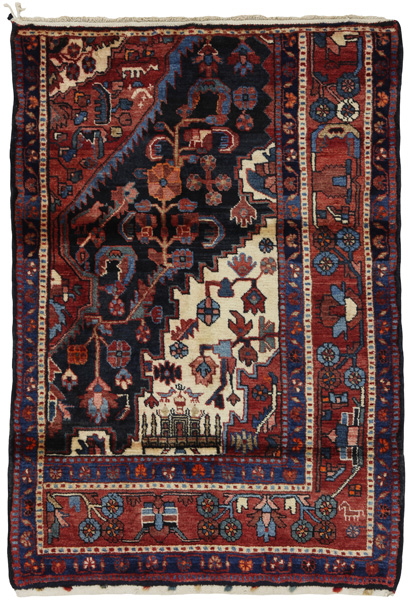 Nahavand - Ornak Persian Rug 125x87