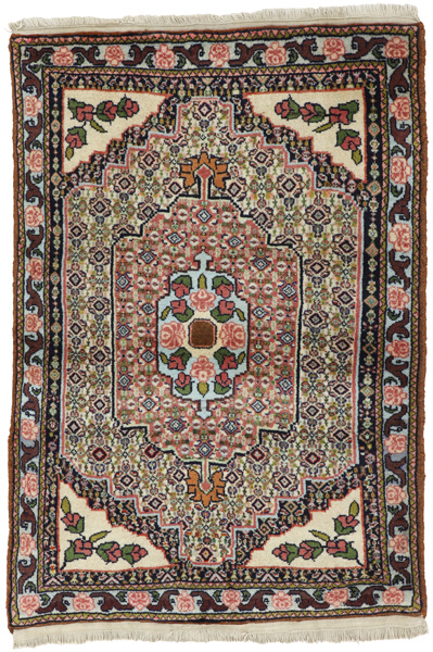 Senneh - Kurdi Persian Rug 104x72