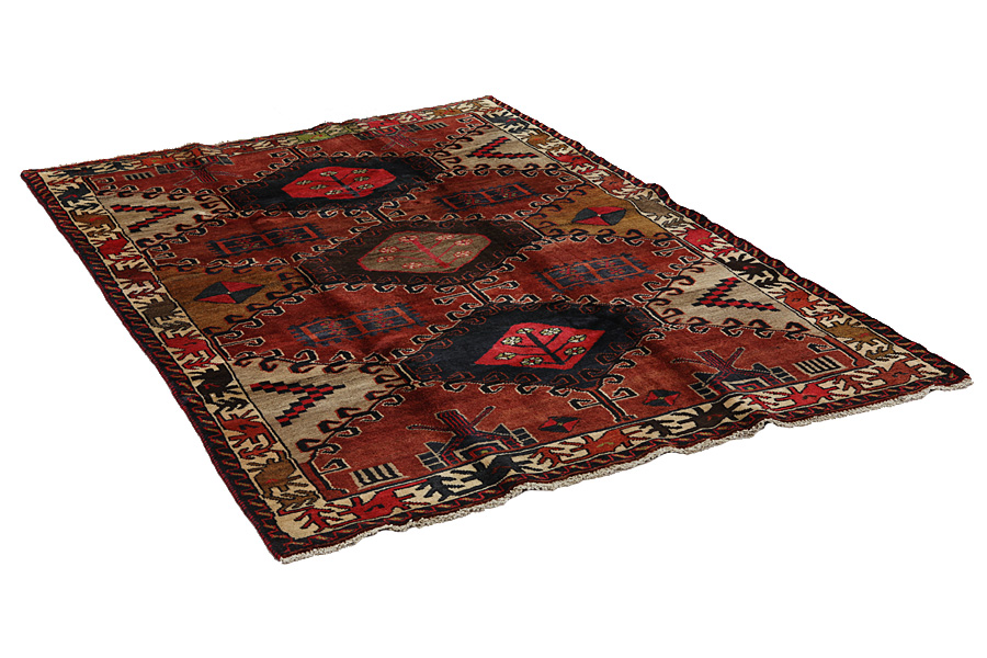 Bakhtiari - Qashqai Persian Rug 218x150 - Picture 1