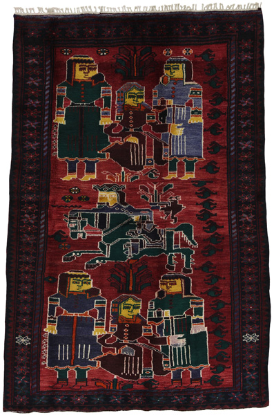Bakhtiari - Lori Persian Rug 198x132