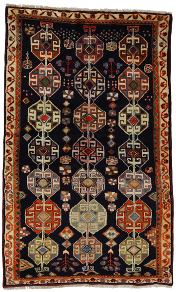 Gabbeh - Qashqai Persian Rug 166x105