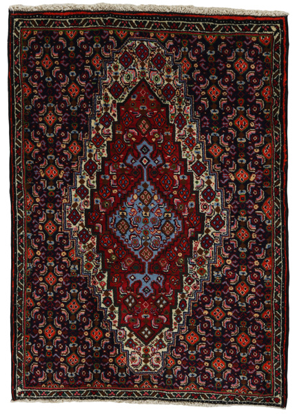 Senneh - Kurdi Persian Rug 102x73