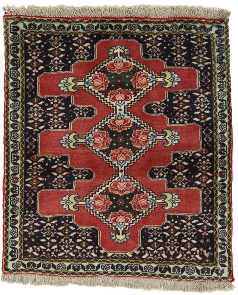 Senneh - Kurdi Persian Rug 80x68