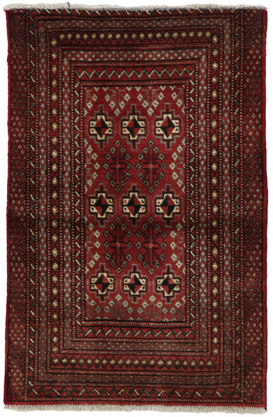 Bokhara - Turkaman Persian Rug 97x64