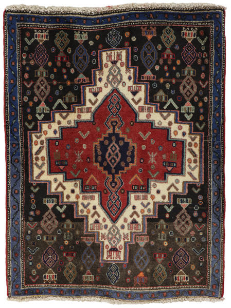 Senneh - Kurdi Persian Rug 91x68