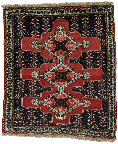 Senneh - Kurdi Persian Rug 85x74