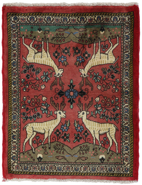 Sarouk - Farahan Persian Rug 86x67