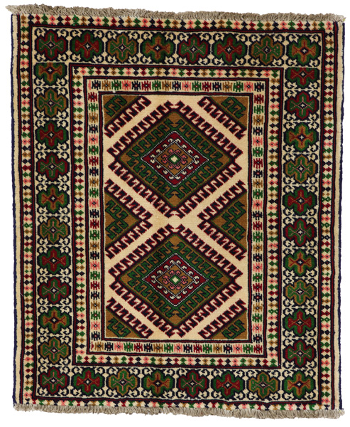 Koliai - Kurdi Persian Rug 86x72