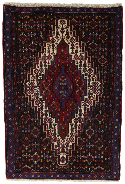 Senneh - Kurdi Persian Rug 110x74