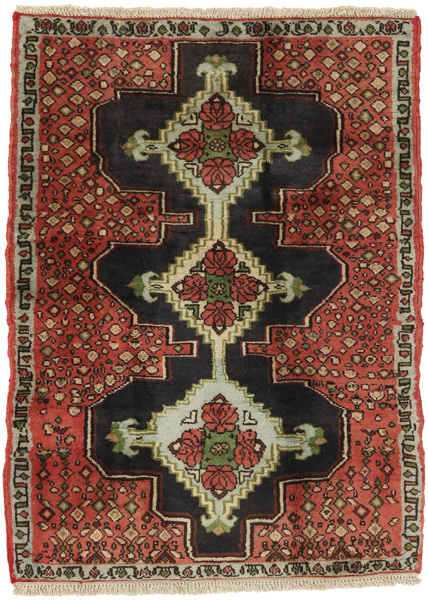 Senneh - Kurdi Persian Rug 100x74