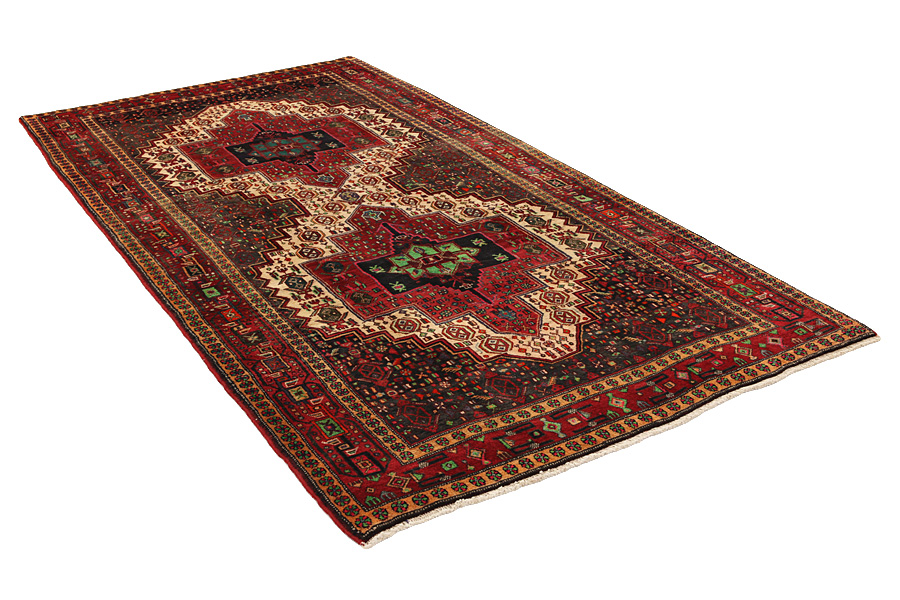 Senneh - Kurdi Persian Rug 310x155 - Picture 1