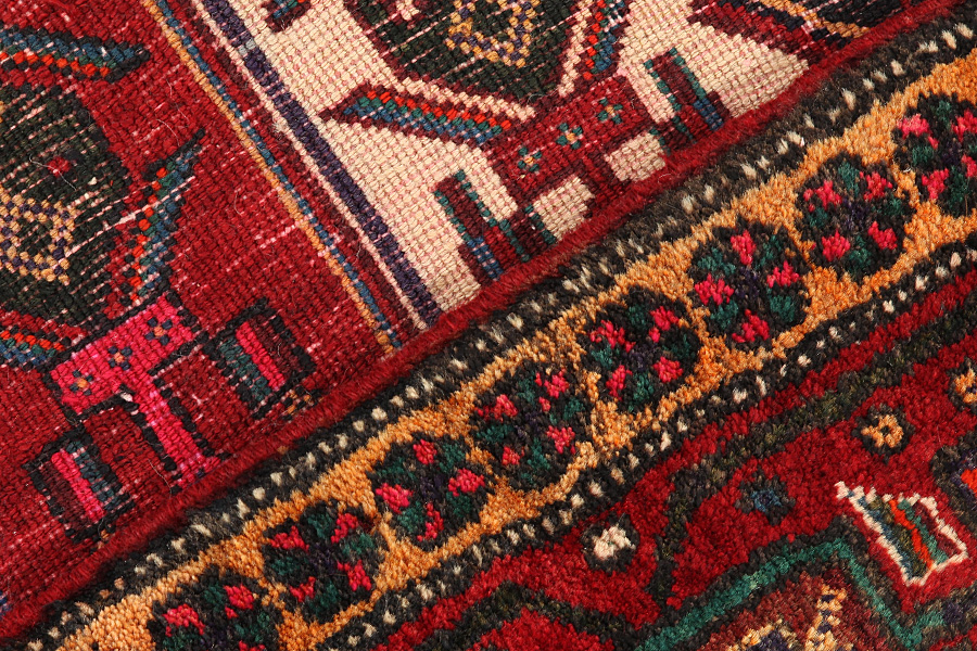 Senneh - Kurdi Persian Rug 310x155 - Picture 5