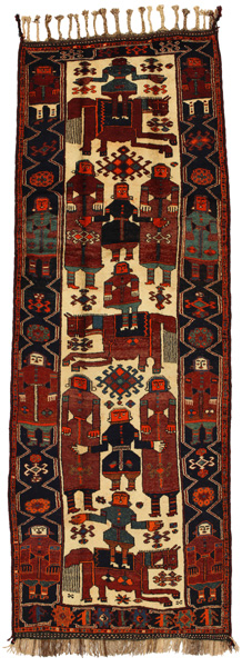 Bakhtiari - Qashqai Persian Rug 438x153