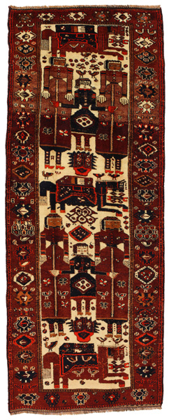 Bakhtiari - Lori Persian Rug 393x150