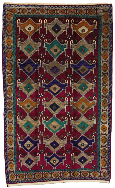 Gabbeh - Qashqai Persian Rug 253x152