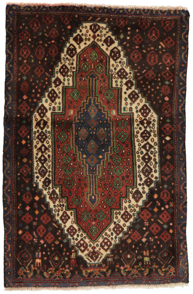 Senneh - Kurdi Persian Rug 110x73
