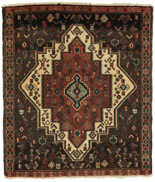Bakhtiari Persian Rug 85x74