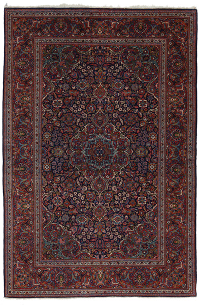 Kashan Persian Rug 205x137