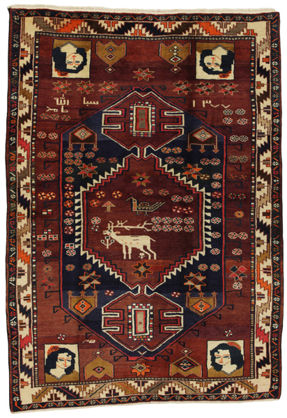 Lori - Bakhtiari Persian Rug 212x146