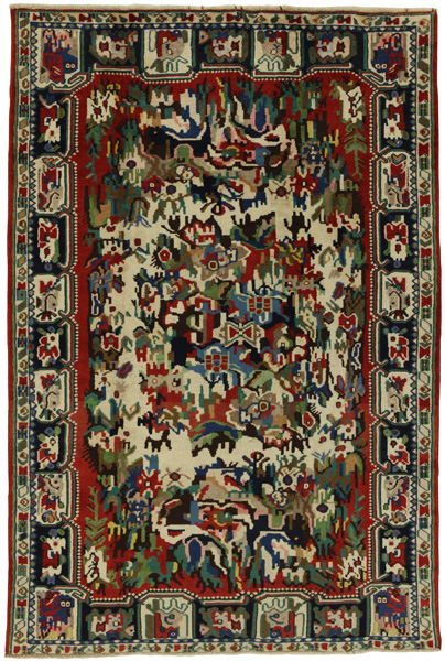 Bakhtiari Persian Rug 226x151