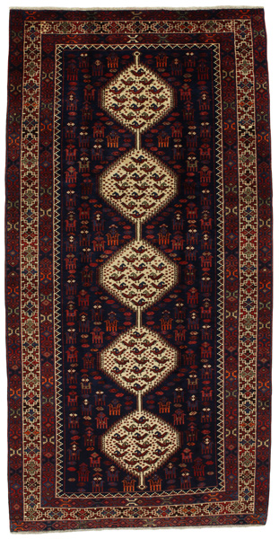 Senneh - Kurdi Persian Rug 296x148