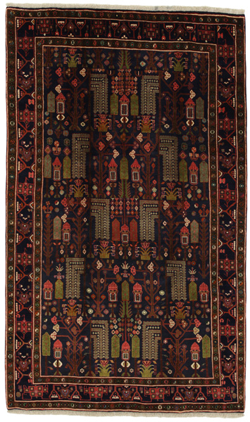 Bijar - Kurdi Persian Rug 250x150