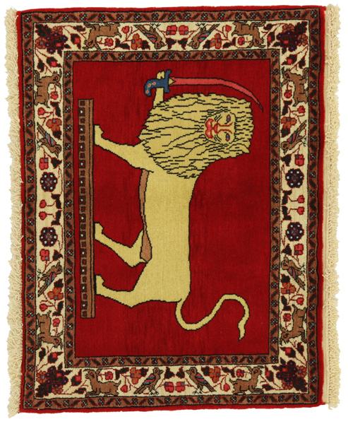Gabbeh - Qashqai Persian Rug 75x98
