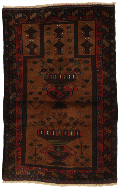 Baluch - Turkaman Persian Rug 131x84