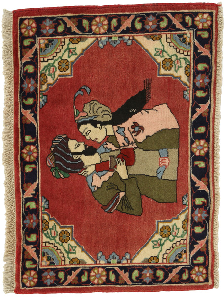 Bijar - Kurdi Persian Rug 59x83