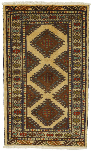 Koliai - Kurdi Persian Rug 103x61