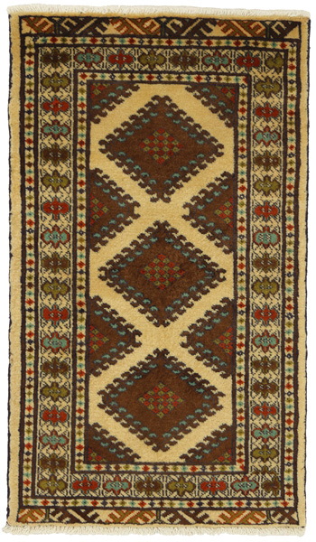 Koliai - Kurdi Persian Rug 101x59