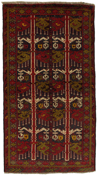 Bakhshayeh - Turkaman Persian Rug 193x105